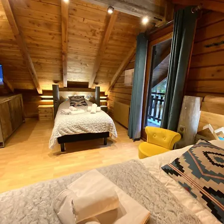 Le Grizzly En Bois Avec Jacuzzi *