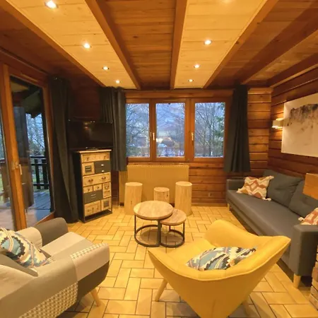 Le Grizzly En Bois Avec Jacuzzi * La Bresse