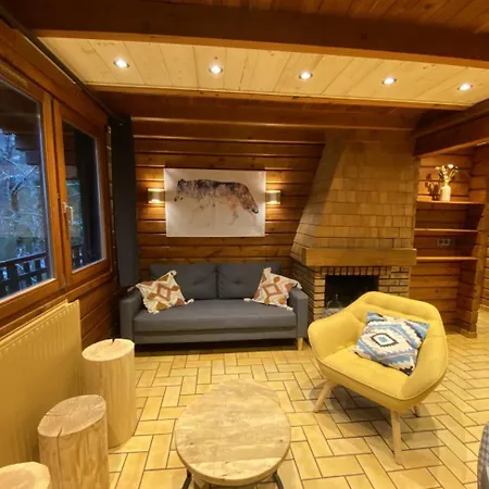 Le Grizzly En Bois Avec Jacuzzi Chalet