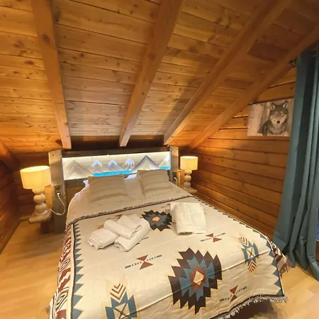 Le Grizzly En Bois Avec Jacuzzi Chalet La Bresse