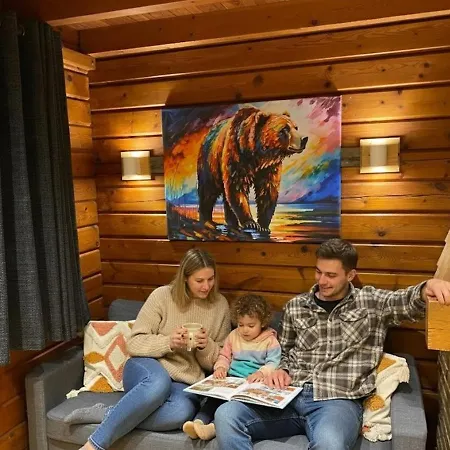 Le Grizzly En Bois Avec Jacuzzi La Bresse