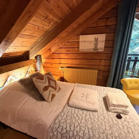 Le Grizzly En Bois Avec Jacuzzi Horská chata La Bresse
