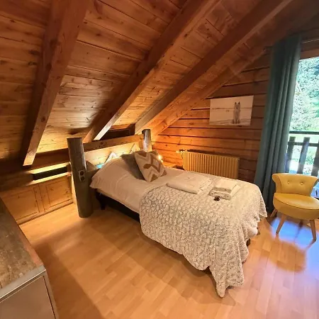 Horská chata Le Grizzly En Bois Avec Jacuzzi La Bresse