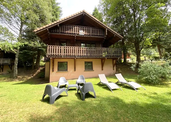 Le Grizzly En Bois Avec Jacuzzi La Bresse