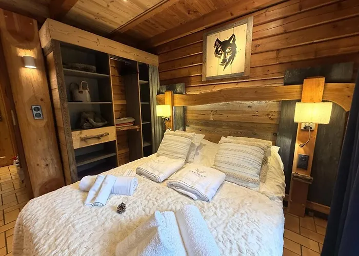 Le Grizzly En Bois Avec Jacuzzi *