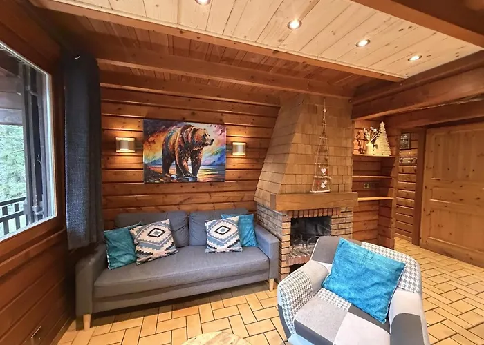 Le Grizzly En Bois Avec Jacuzzi *