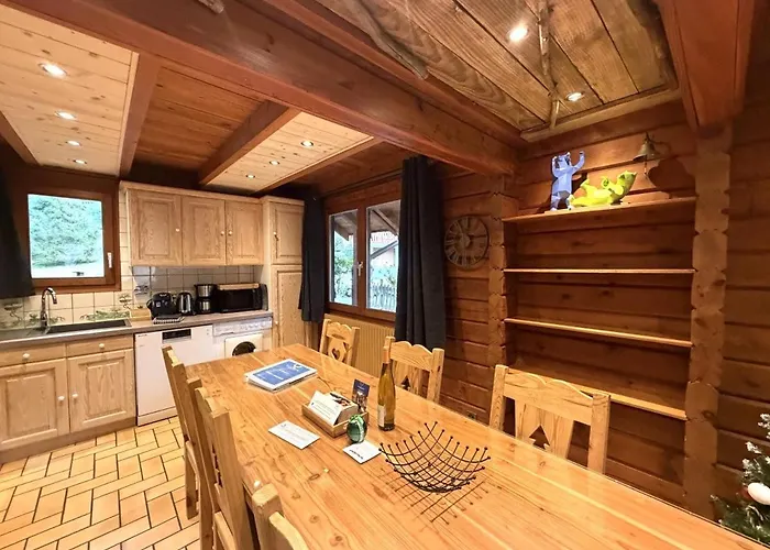 Horská chata Le Grizzly En Bois Avec Jacuzzi La Bresse